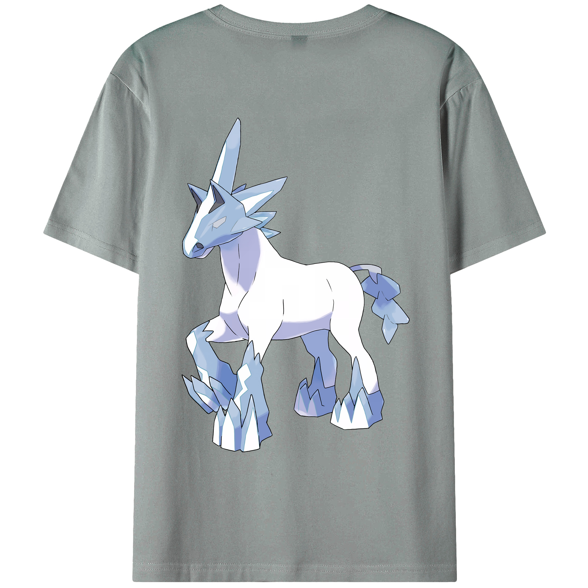 （画像用） ポケットモンスター Pokémon 綿100％ メンズ半袖Tシャツ（バックプリント） 通気性